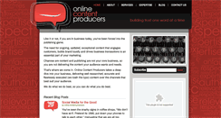 Desktop Screenshot of onlinecontentproducers.com